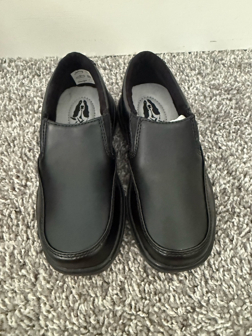 Black Slip-On Boy's Dress Shoes